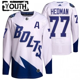 Tampa Bay Lightning Victor Hedman 77 Adidas 2022 Stadium Series Authentic Shirt - Kinderen